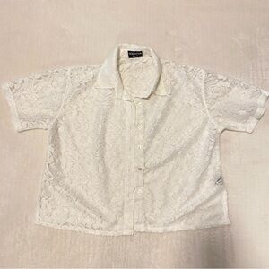Y2K Gap lace button up